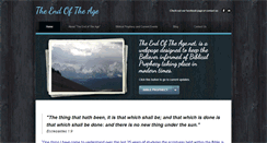 Desktop Screenshot of endoftheage.net