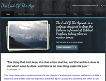 Tablet Screenshot of endoftheage.net